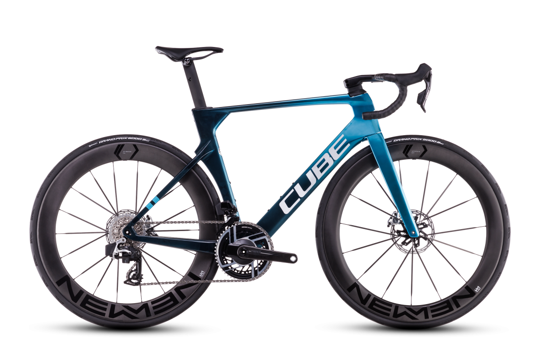 Cube Litening AERO C:68X SLX chromeblue´n´liquidblue